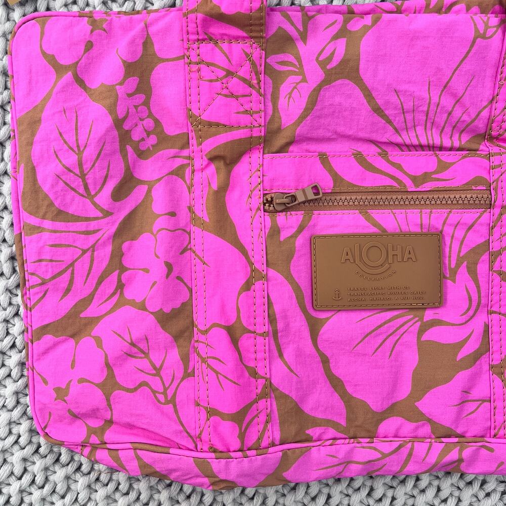 Aloha Collection• 12 year Collection KEEP IT LIGHT WEEKENDER HEIPUA Neon Pink - Picture 3 of 11